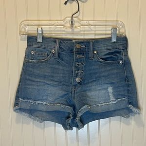 Altar’d State denim button fly shorts